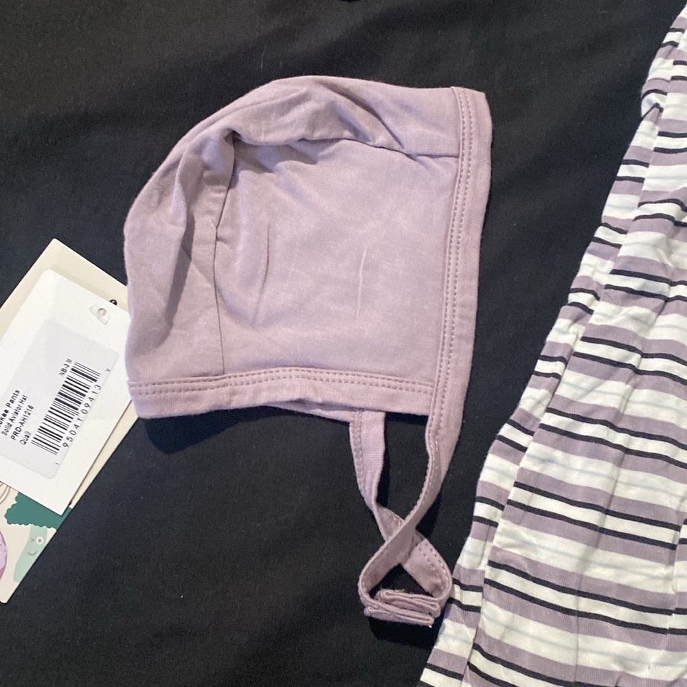 0-3 months kickeepants set - coverall and aviator hat - new with tags 66|A3 - Picture 3 of 4